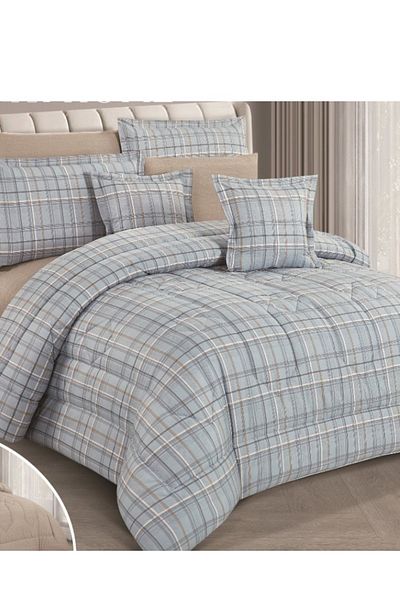 smart home Double-sided comforter set, 5-piece bed sheet, 5-piece comforter, 100% cotton, 180X230cm bed sheet
