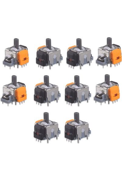 Teknoroket PS5 Joystick Analog Motor Hall Effect 10 Adet Set
