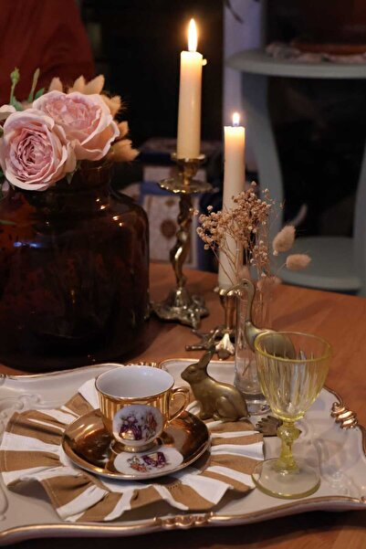 vintagetasarım عرض القهوة 4 قطع