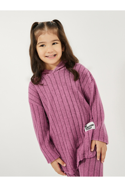 Styli Longline Knit Hoodie & Leggings Set