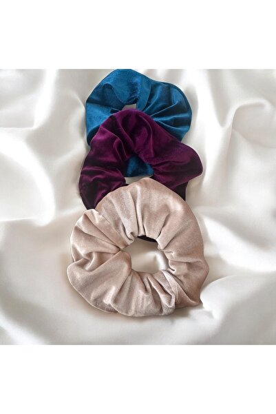 sevimli als accessories Scrunchie Simt Scrunchie pentru femei, catifea, tripl...