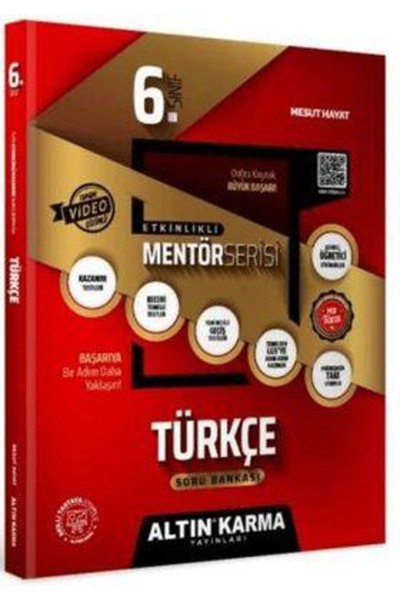 Altın Karma 6. Sınıf Türkçe Soru Bankası Etkinlikli Kazanım Yayınları