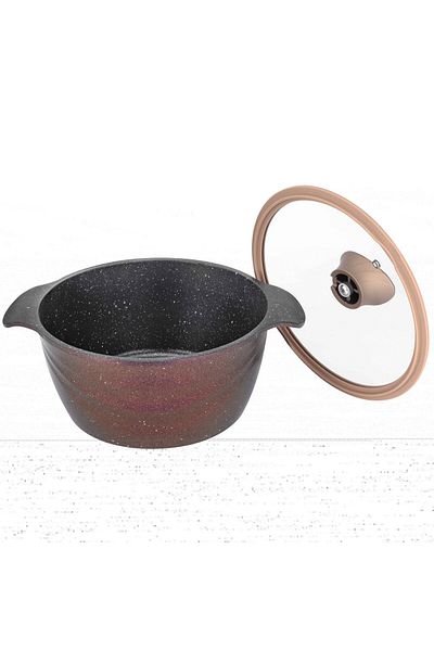 Neoklein Neoklein CSG24-Royal pot, with glass lid, 24 cm, 4.4 L, aluminum, non-stick coating, Royal