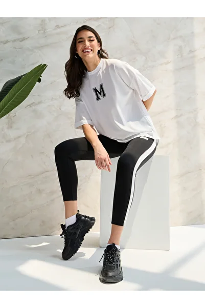 Styli Oversized Drop Shoulder T-Shirt & Leggings Co-Ord Set