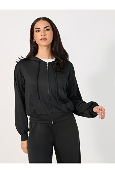 Styli Regular Fit Zip Through Hoodie & Wide Leg Joggers Co-Ords Set
