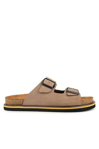 Hush Puppies Brasa Anatomical Sole Genuine Leather Men's Slippers