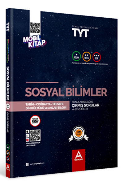 A Yayınları Yks Tyt Sosyal Bilimler Konularına Göre Çıkmış Sorular Video Çözümlü