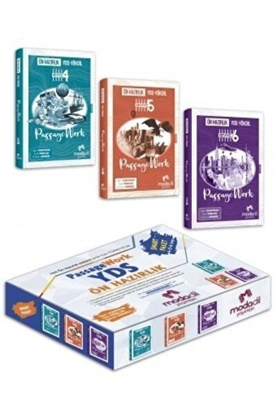 Modadil Yayınları Modadil YDS Passagework Ön Hazırlık Smart Paket (4,5,6) Mod...