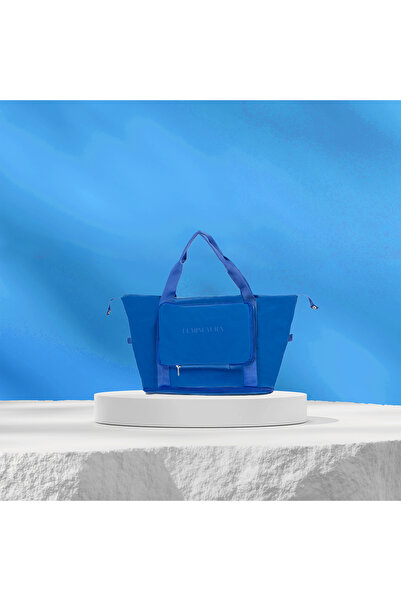 Lumini Aura Saks Mavisi - Katlanabilir Su Geçirmez Seyahat Ve Omuz Çantası