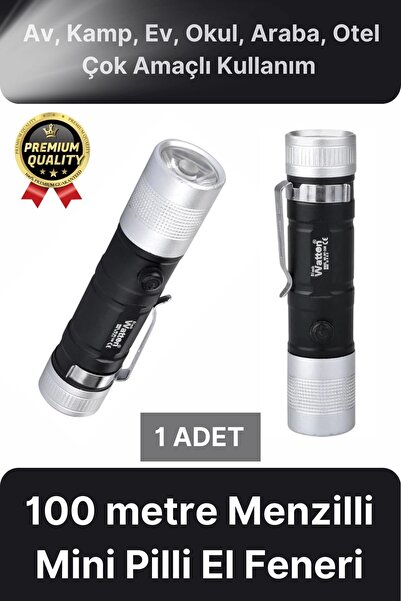 Svein Çok Amaçlı 100 metre Menzilli Tek Mod Beyaz Enerji Tasarruflu Kamp Ev M...