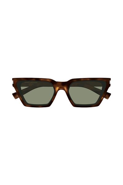 Saint Laurent Organic Uv Glass Cellulose Acetate Closed Frame for Women - Rectangle Sun g