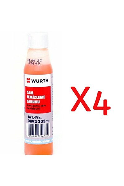Würth 4 Adet - Cam Sabunu 0,32 Ml. 0,32 Ml.