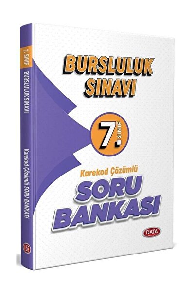 Editör Yayınevi Data 7. Sınıf Bursluluk Sınavı Soru Bankası Karekod Çözümlü D...