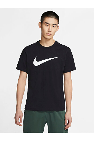 Nike M Nsw Tee Icon Swoosh Men's Black T-Shirt - Dc5094-010