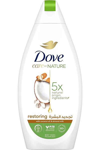 Dove Body Wash 500 ml Coconut Oil Almond 7772 -- دوف غسول الجسم 500 مل روتين ...