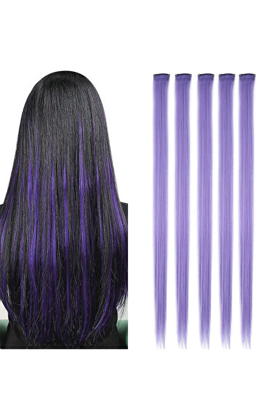 Mina Peruk Colorat 5 bucăți sintetic mat