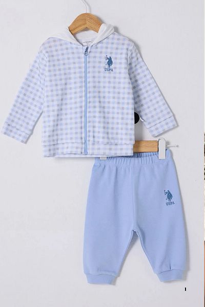 U.S. Polo Assn. U.S. Polo Assn. Men's and Baby Set White Set