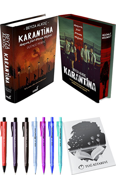 İndigo Kitap Karantina 3 Ciltli ve Karantina 1. Perde Film Özel Baskı Ciltli ...