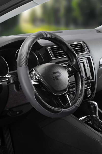 wimbledon Spor Çift Yüzüklü Geçmeli Direksiyon Kılıfı - Füme