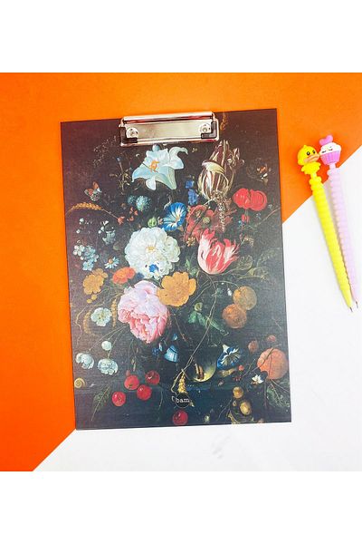 Gift Moda Secretaryhood with Flower Art Design