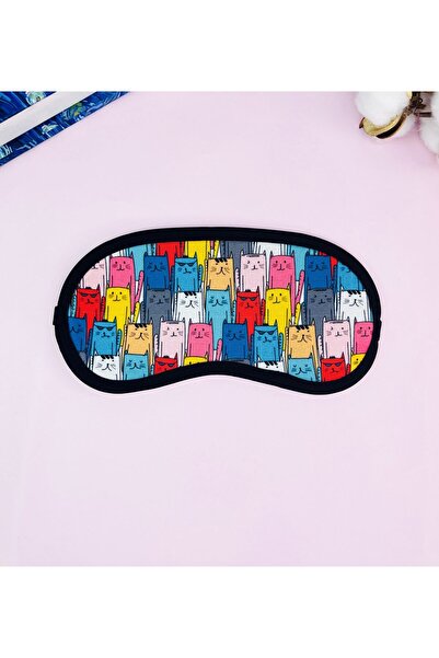 Gift Moda Kedi Tasarımlı Uyku Bandı