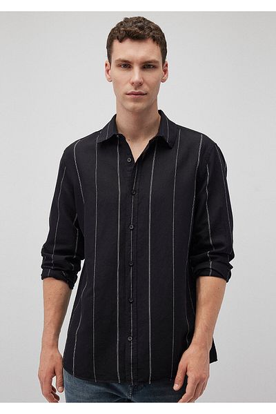 Mavi Μαύρο ριγέ πουκάμισο - Regular Fit, Regular Fit 0211121 -900