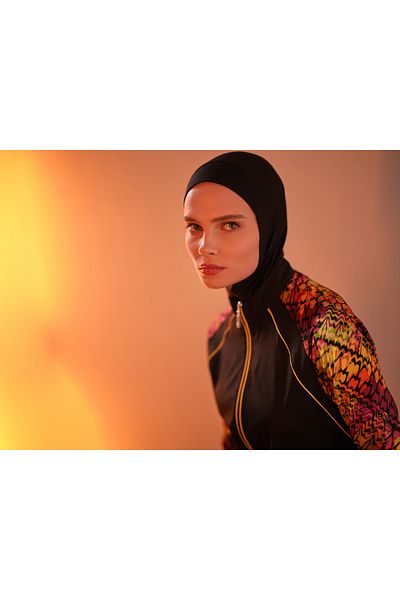 ALFASA Hijab Swimsuit with Raglan Sleeve Detail