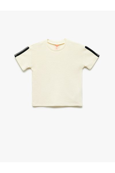 Koton Cotton Long Sleeve Crew Neck T-Shirt