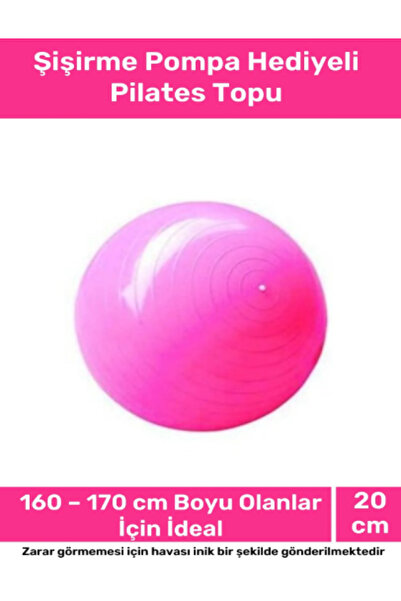 MELİORA Pompă de umflare durabilă, de înaltă calitate, mini gymball, 20 cm, r...