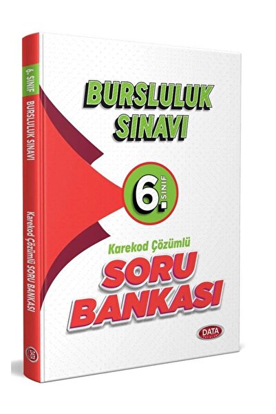 Data Yayınları Data 6. Sınıf Bursluluk Sınavı Soru Bankası - Karekod Çözümlü