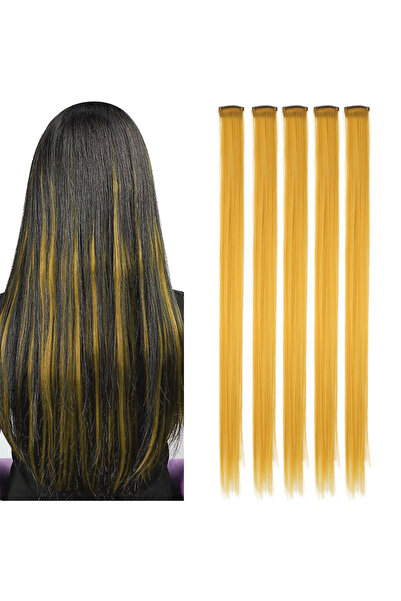 Mina Peruk 5 bucăți de snap sintetic colorat