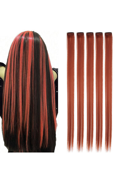 Mina Peruk 5 bucăți de snap sintetic colorat