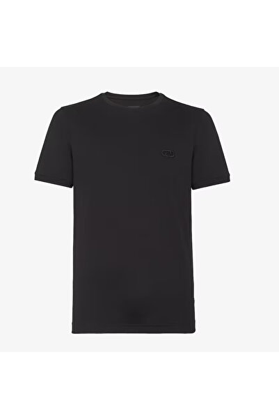 BrandsBoutique Ff Roma Loose Fit Embroidered Logo Tshirt