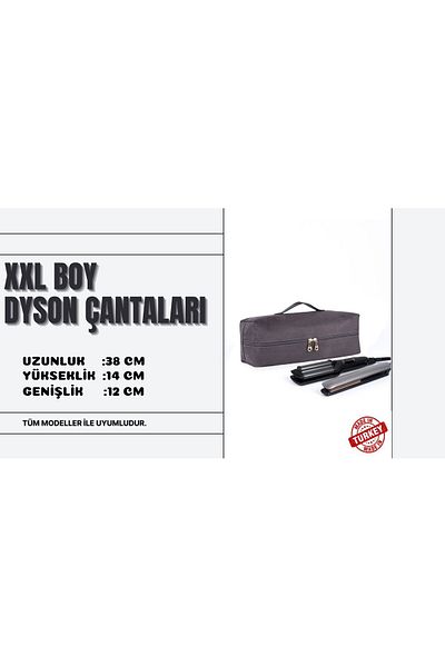 FDF STORE Кожена чанта XXL размер, съвместима с всички продукти за стилизиране на коса, 6 цвята