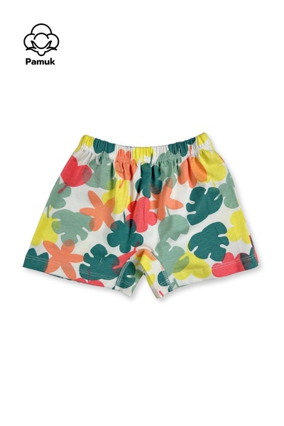 MK Mukko Kids Girls' Cotton 6-Piece Boxer Briefs Set Colorful and Patterned Underwear