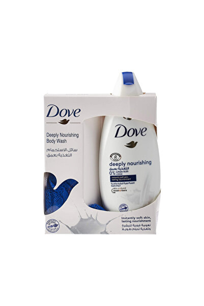 Dove غسول للجسم مغذي عميق 250 مل + مجموعة