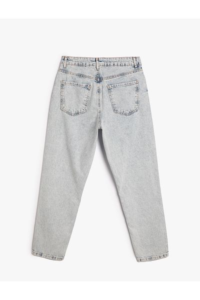 Koton High Waist Jeans Relaxed Cut - Mom Jeans