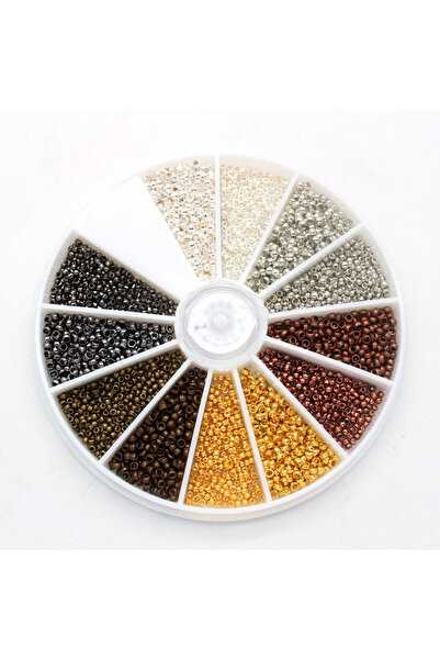 Choice 2.0 مم و2.5 مم مختلط - 6 ألوان 3000 قطعة 1.5 مم 2.0 مم مختلط خرزات نحا...