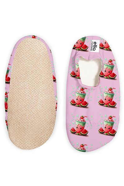 Ella Bonna Unisex Baby and Kids Sea Shoes, Pool Boots and Watermelon Anti-Slip Sole