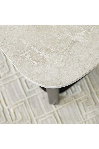 Danube Home Somer Coffee Table  L83xW80xH45cm - Grey/Walnut