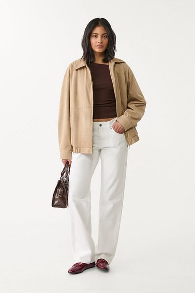 Stradivarius D03 Straight-leg low-rise jeans