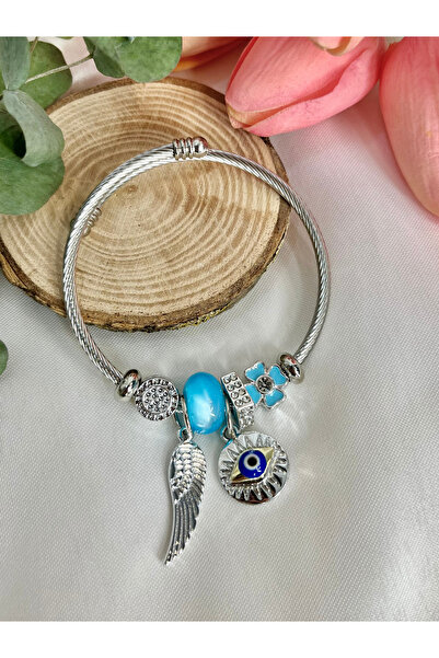 Elifsu Jewelry أساور سحر الصلب