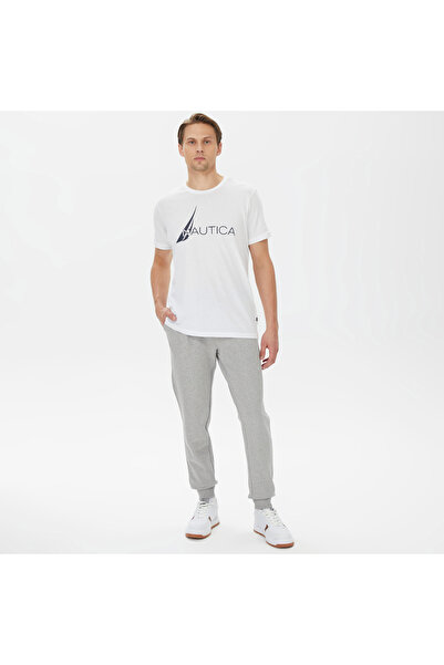 Nautica Erkek Gri Standart Fit Eşofman Altı