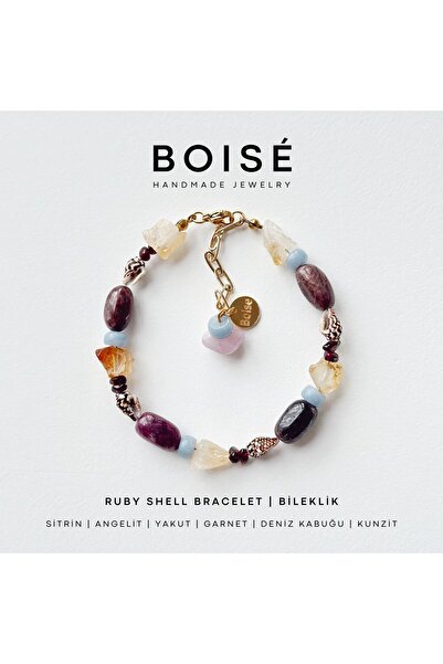 Boise Atelier Ruby Shell Bracelet / Bileklik