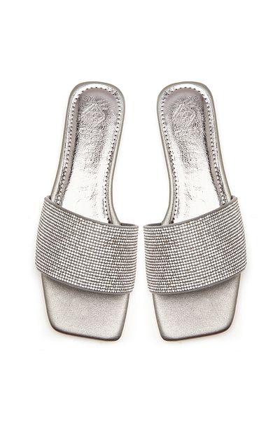 Desa Women's Silver Slippers