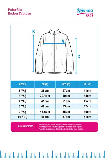 Merdia Kids Κοριτσίστικο Fleece Stand-up γιακά Μισό φερμουάρ Μασίφ Φούτερ Ζακέτα