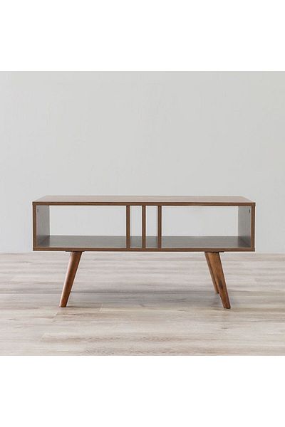 Danube Home Melo Coffee Table  L90xW45xH44cm - Walnut
