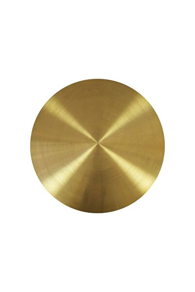 Danube Home Dobler Round Side Table  L40xW40xH56cm - Gold/Black