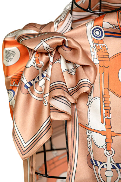 CASHMERE AND SİLK MAWLANA وشاح حرير 100% (90X90)