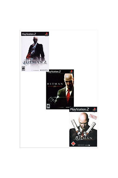 Tigdes Playstatıon 2 Hitman 1-2-3 Sadece çipli cihazlar için 3 Lü Set Tam Sür...